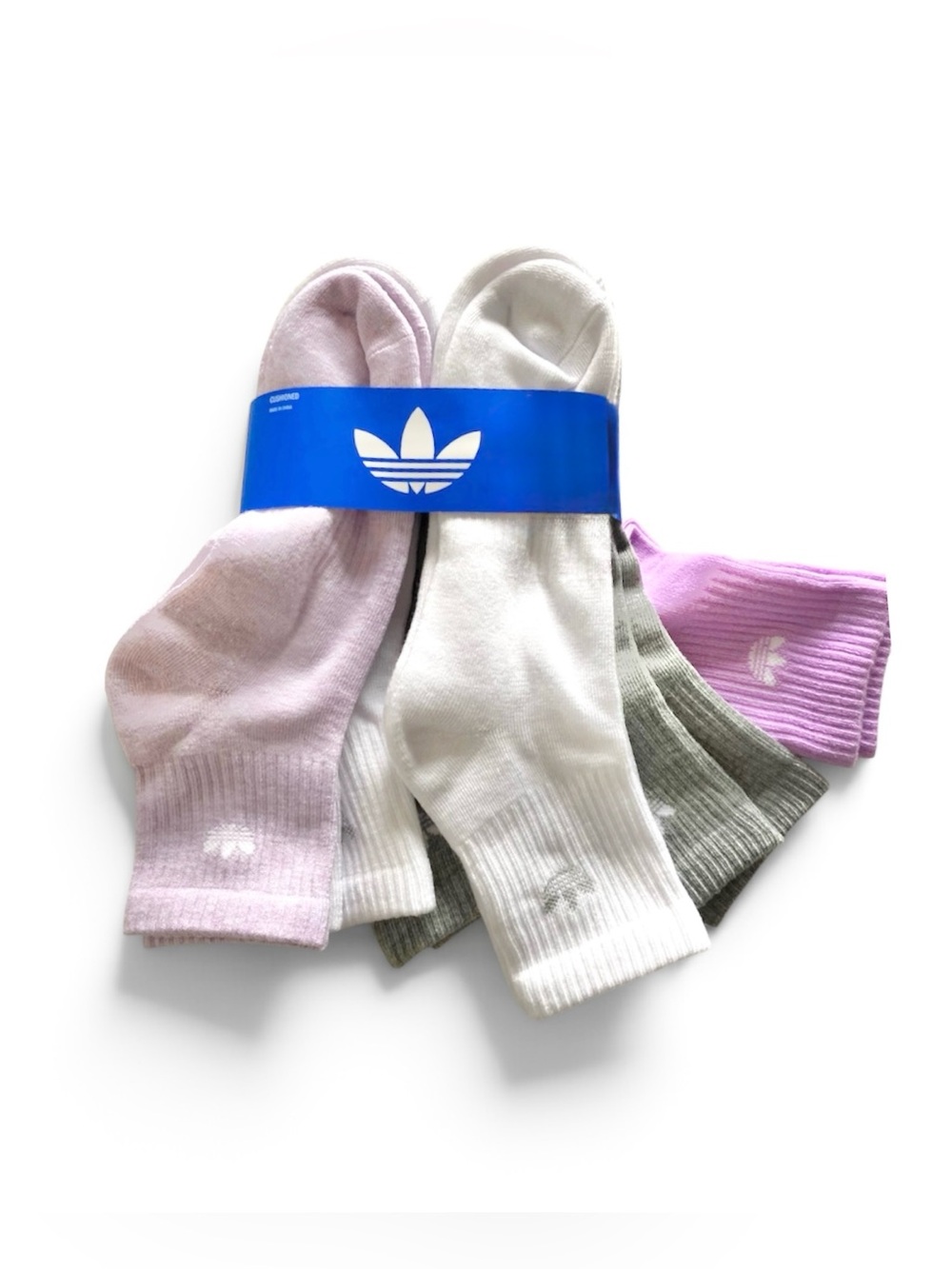 Adidas originals Trefoil Cushioned Quarter Socks purple multicolor
6-Pack